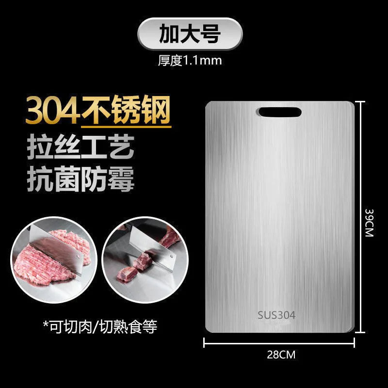 Stainless Steel Cutting Board Heavy Duty Double-sided Chopping Meat