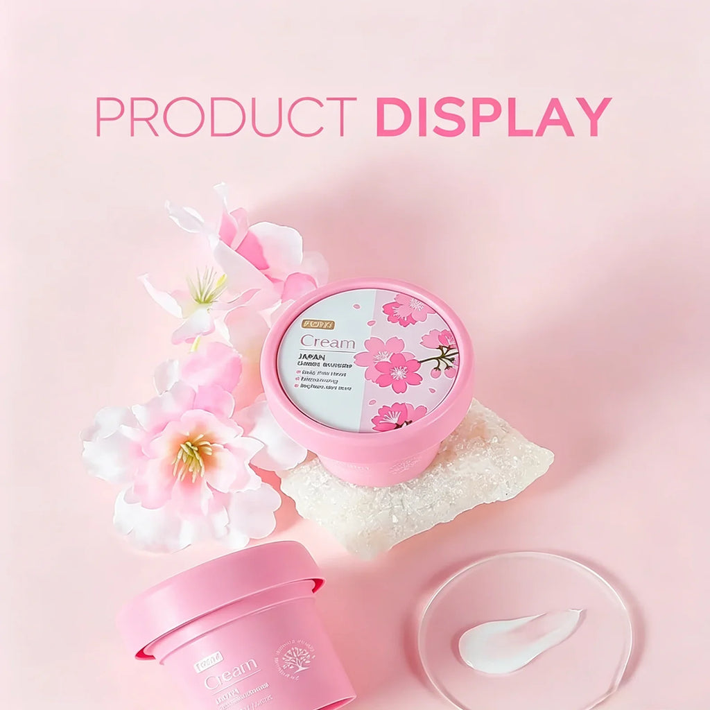 LAIKOU Cherry Blossom Face Cream – Hydrating & Brightening 40g