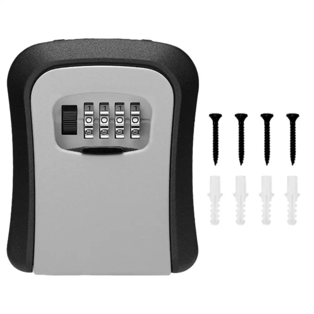 Wall Mounted Key Lock Box – 4-Digit Weatherproof Key Safe