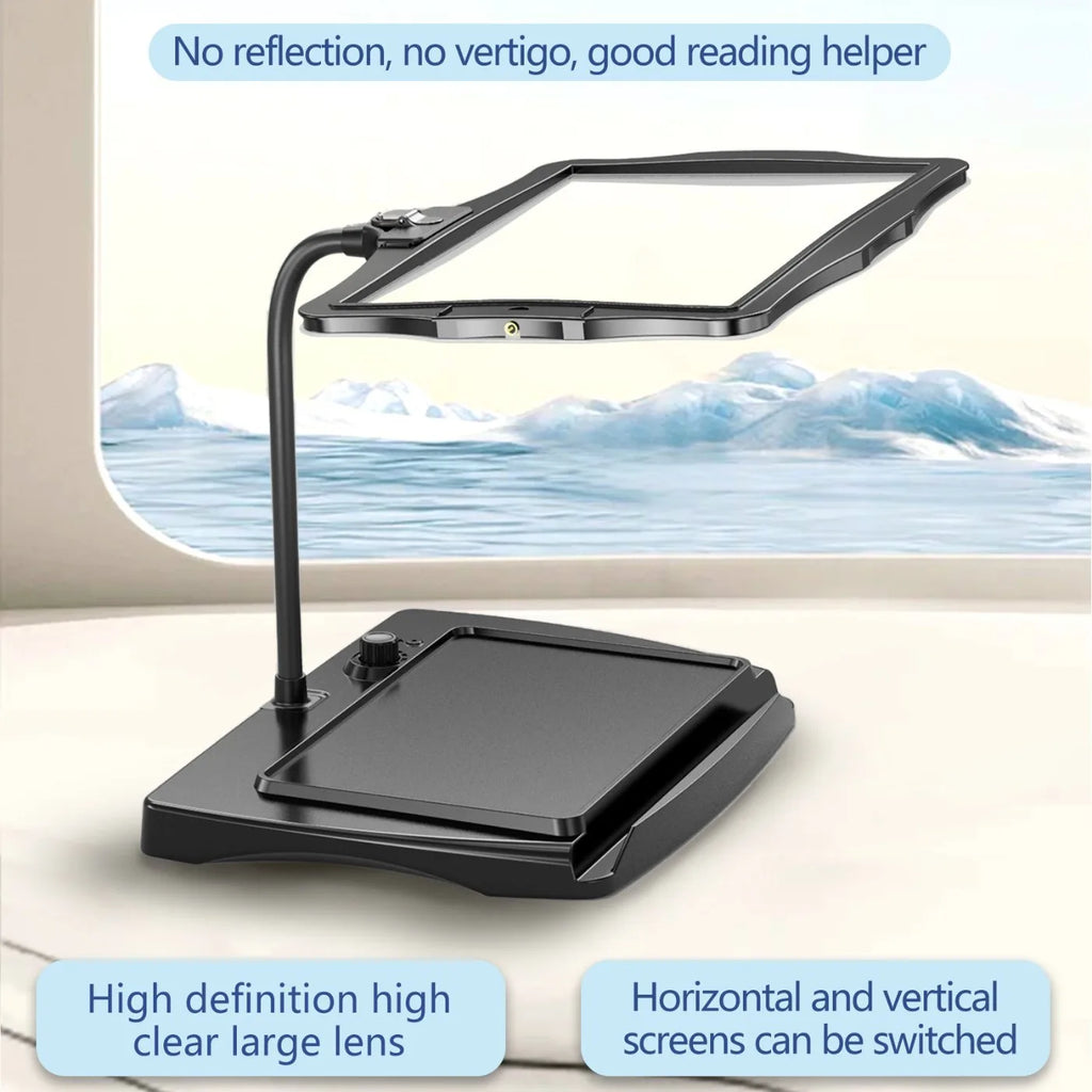 Rechargeable Magnifying Glass – Large Lens & Detachable Light