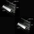 Clear Acrylic Pen & Brush Organizer Stand – 6 or 12 Slots