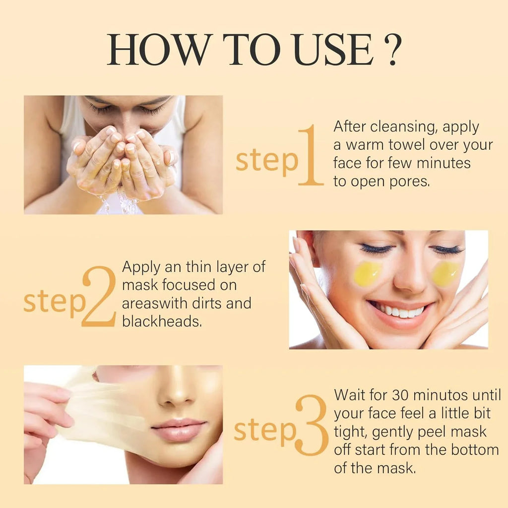 Turmeric Vitamin C Retinol Gel Peel Mask – Hydrating Face Mask