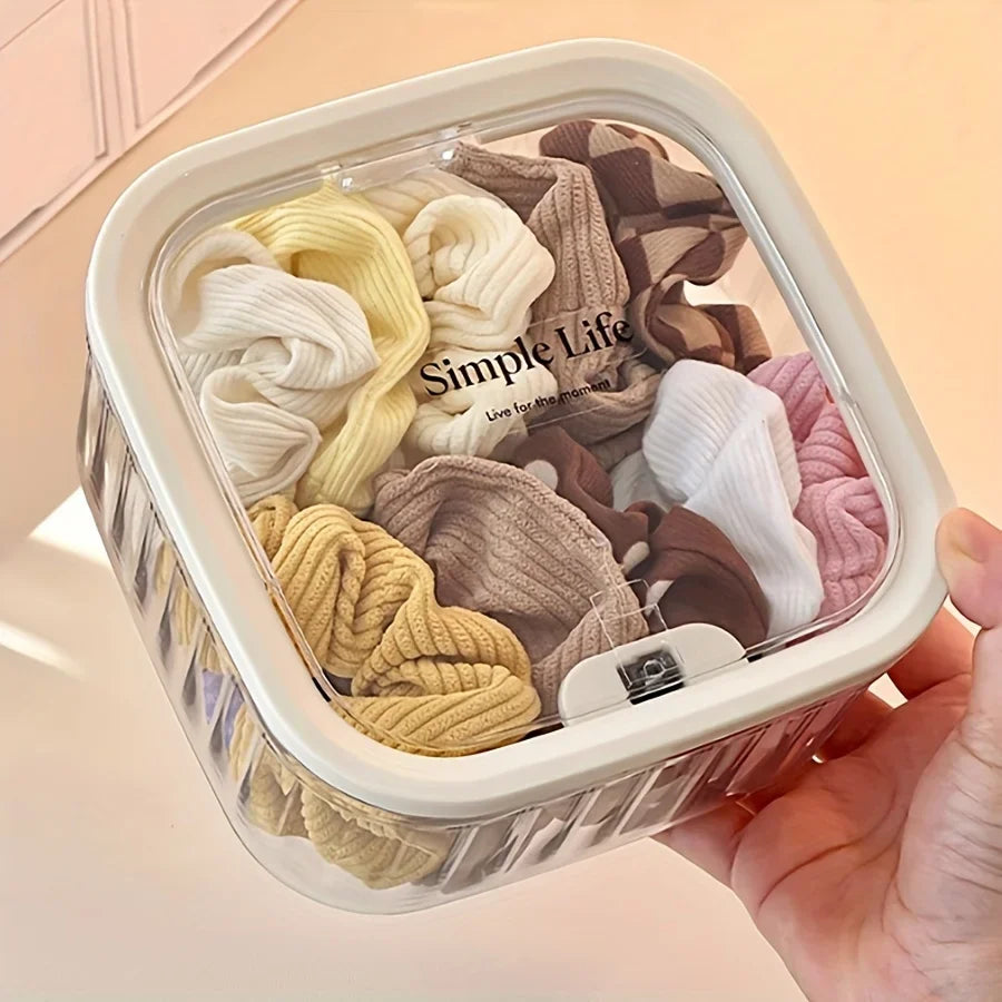 Multifunctional Hair Accessory Organizer Lid Waterproof Pop Desktop