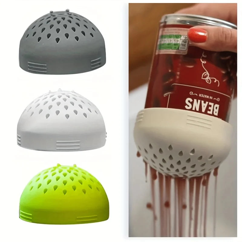 2-Pack Silicone Can Strainer – Mini Kitchen Sieve & Drainer