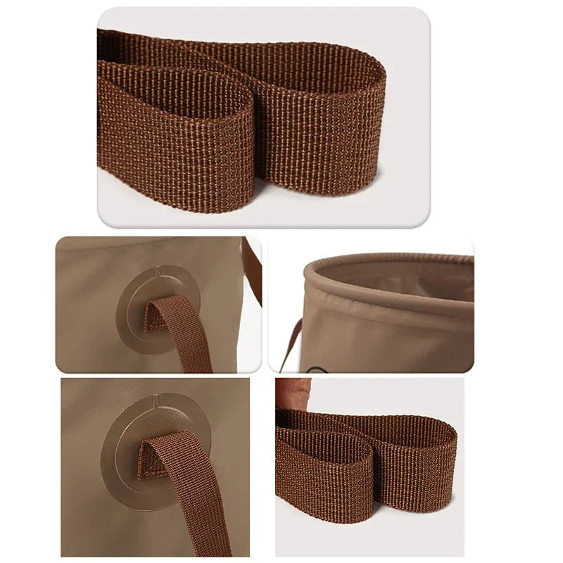 Foldable Waterproof Bucket – Portable Camping, Hiking & Fishing