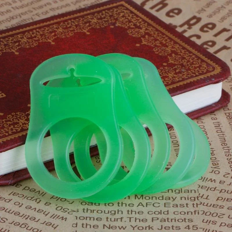5pc Silicone Pacifier Holder Clip Adapter Rings – Baby DIY