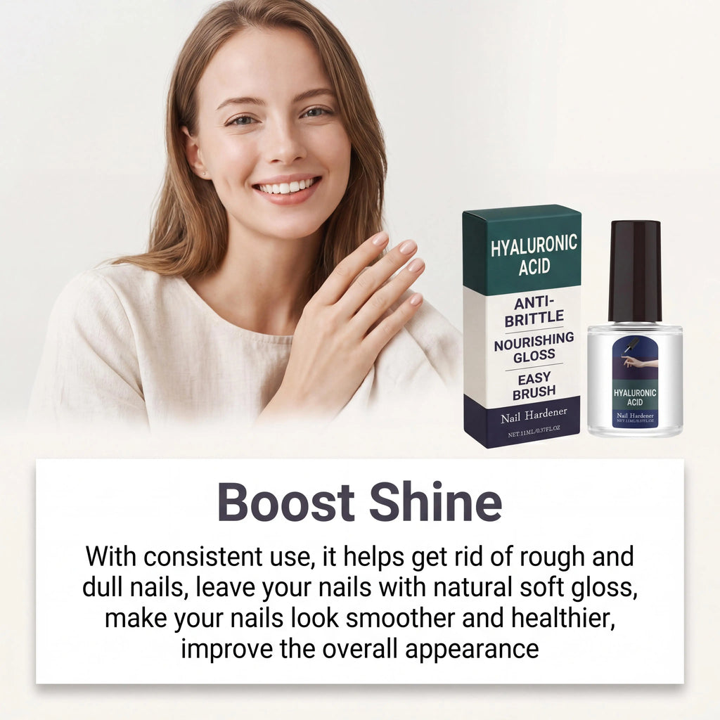 Plant-Based Nail Hardener Strengthener Drops | Jojoba & HA