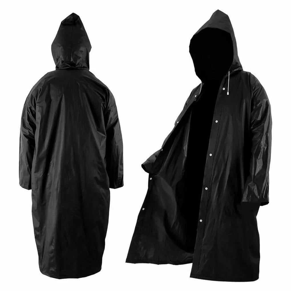 EVA Unisex Waterproof Raincoat – Hooded Outdoor Rainwear