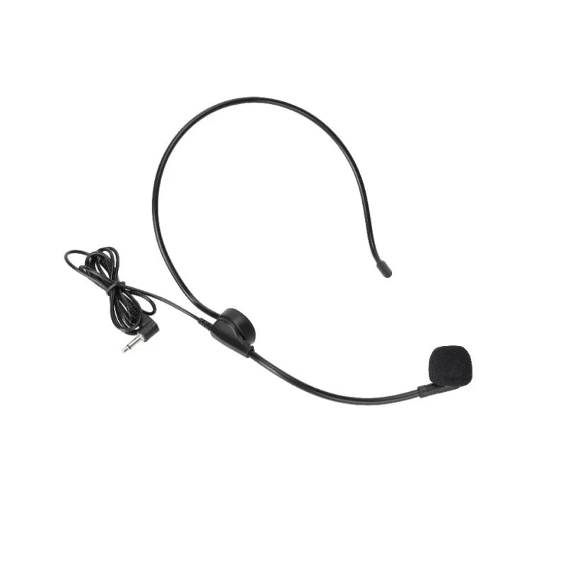 3.5mm Headworn Wired Microphone Headset – Pink, Clear Sound
