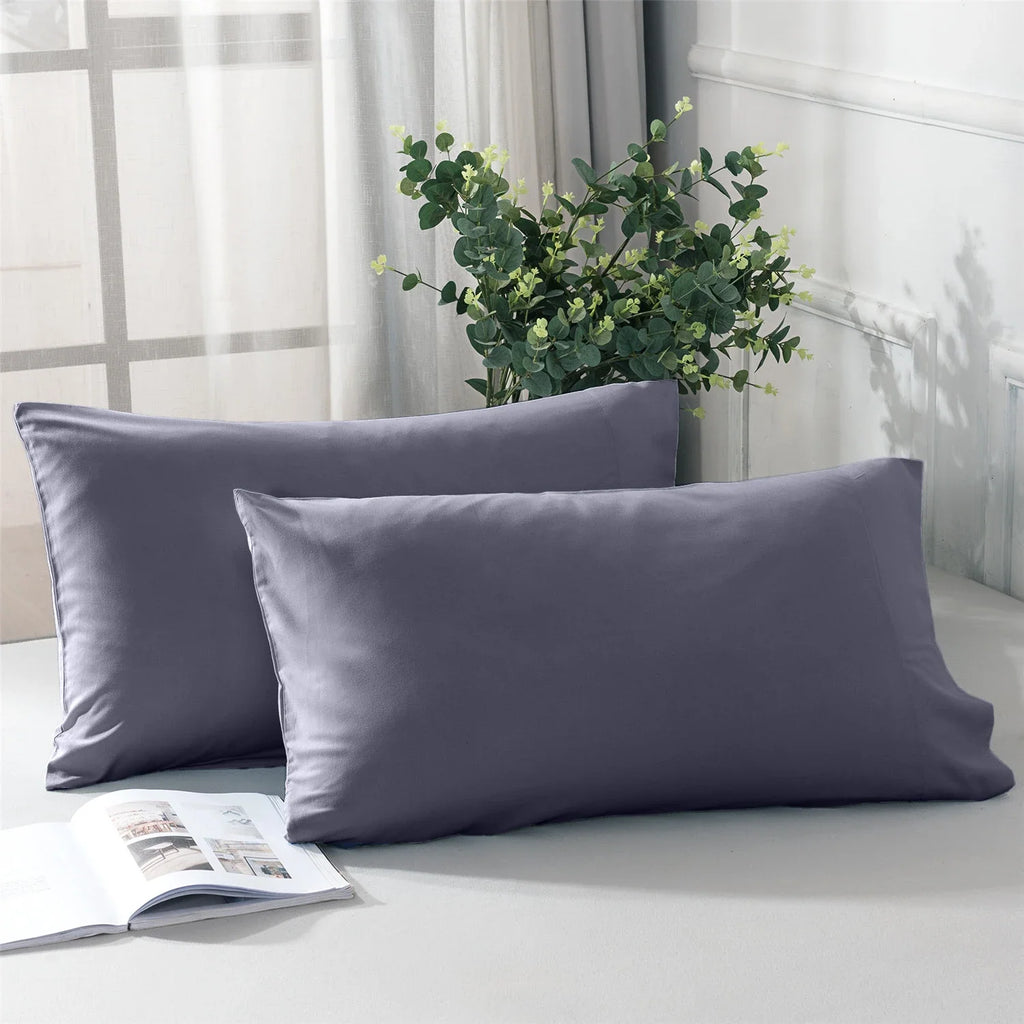 Battilo 2-Pack Microfiber Envelope Pillowcases Queen & King Size