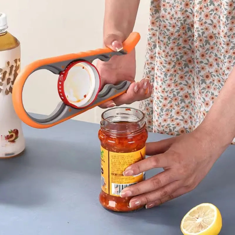 4-in-1 Can & Bottle Opener | Anti-Slip Multi-Function Tool
