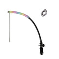 Adjustable Bike Parrot Perch Stand with Anti-Escape Chain 46cm