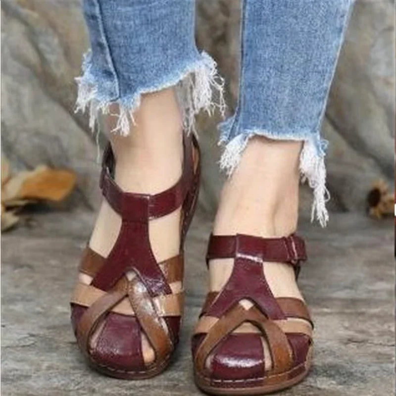 Women's Waterproof Slip-On Wedge Sandals | Plus Size EU 35–50