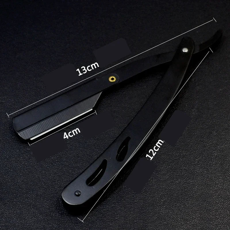 Foldable Stainless Steel Straight Razor – Vintage Barber Blade