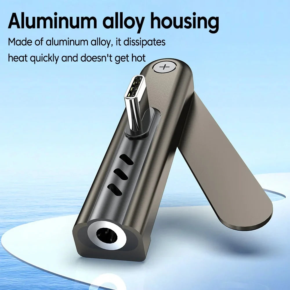 USB-C to 3.5mm Headphone Adapter | Folding Type-C AUX Jack