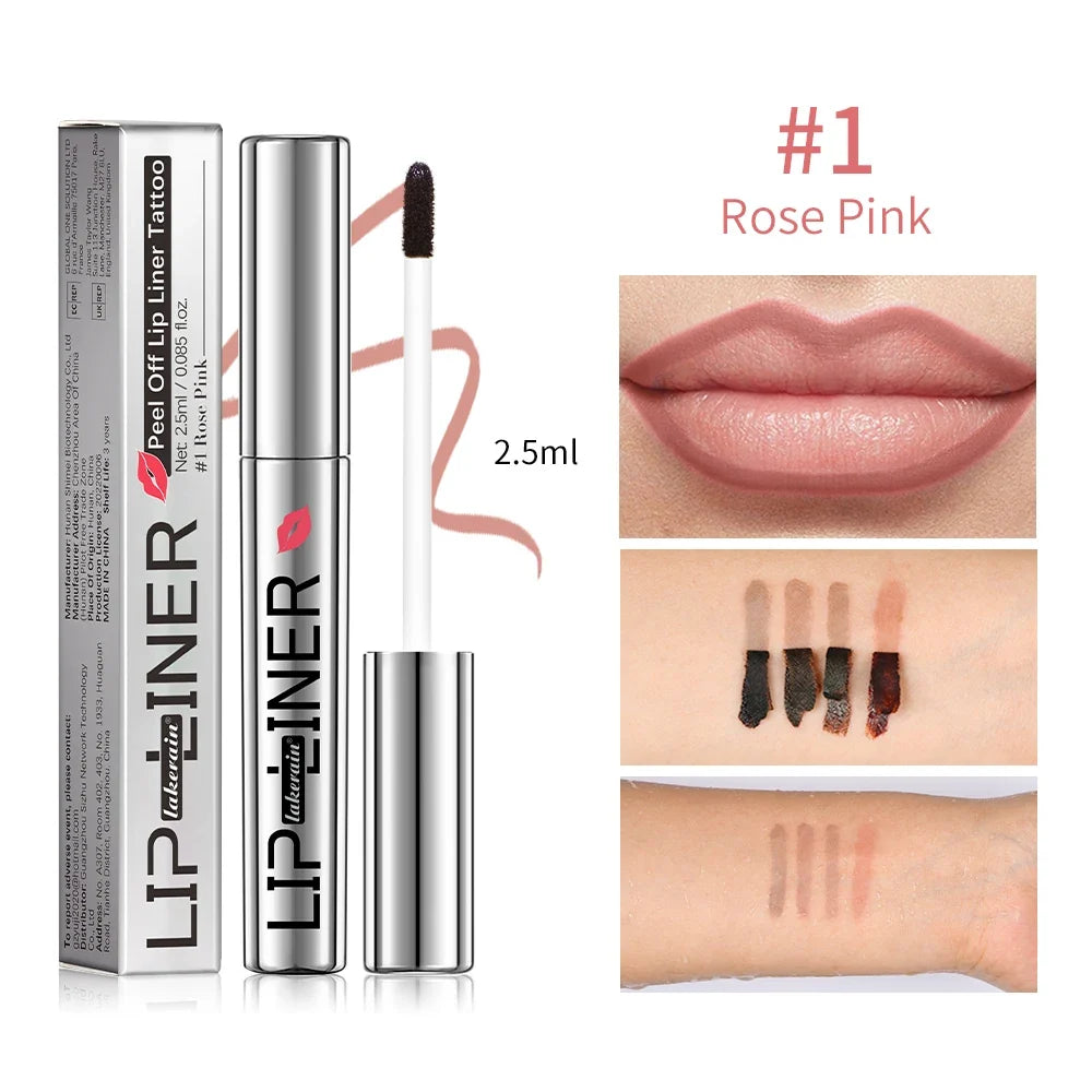 Lakerain Peel Off Lip Stain | Matte Waterproof Lip Liner
