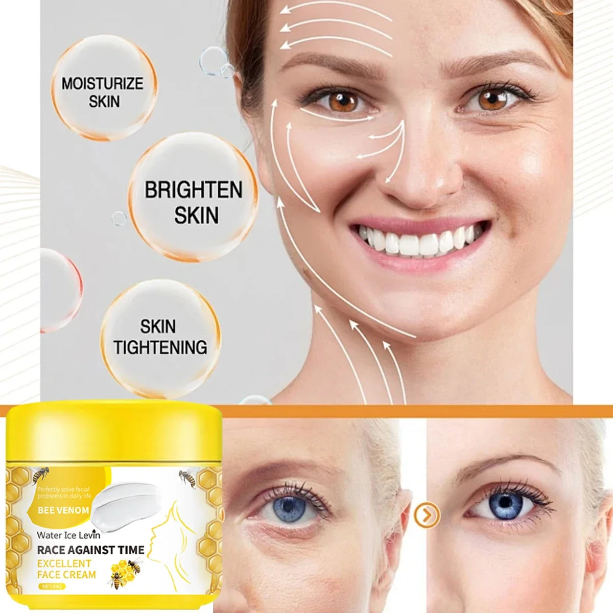 Bee Venom & Niacinamide Face Cream – Hydrating & Firming 50g