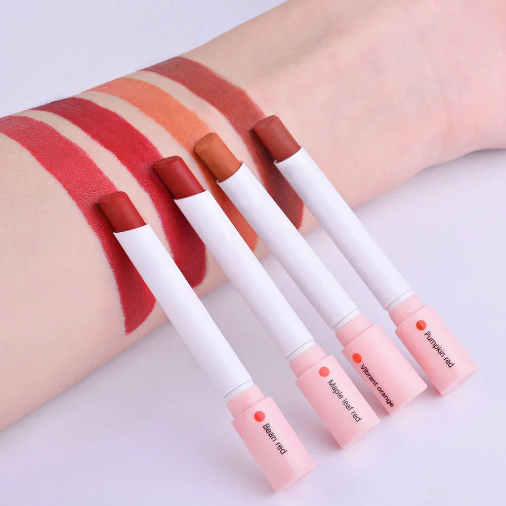 ibcccndc 4-Piece Matte Velvet Lipstick Set – Long-Lasting Lip Tint