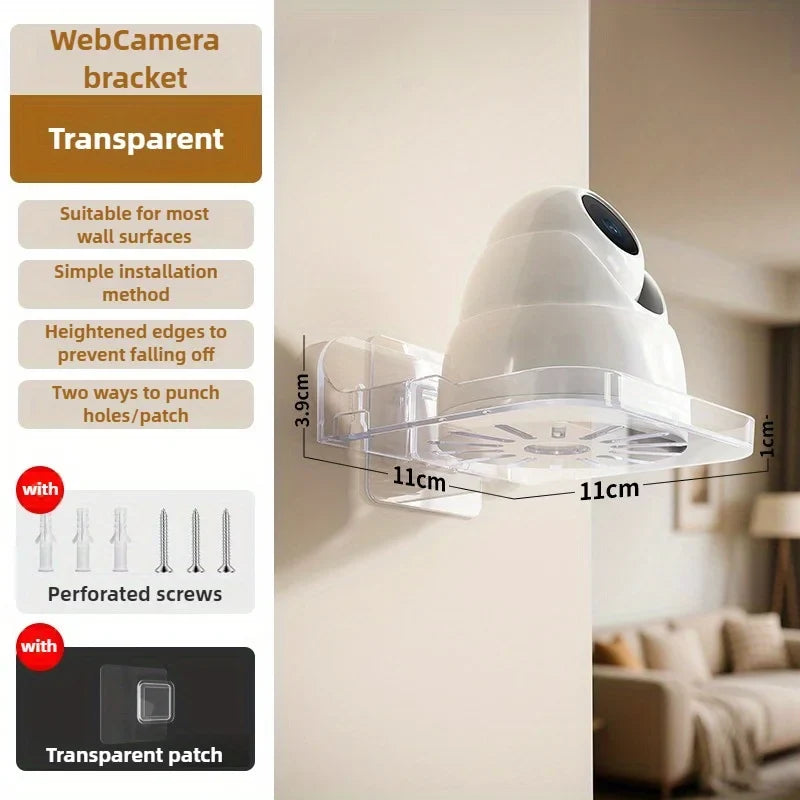 Universal Non-drilling Wall Mount CCTV Camera Durable Space-saving