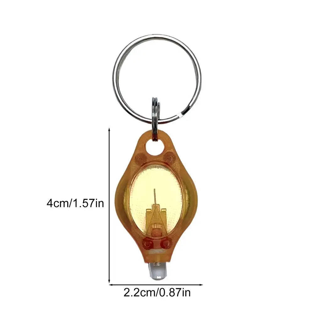Mini LED UV Keychain Light | Portable Detector for Bags & Keys