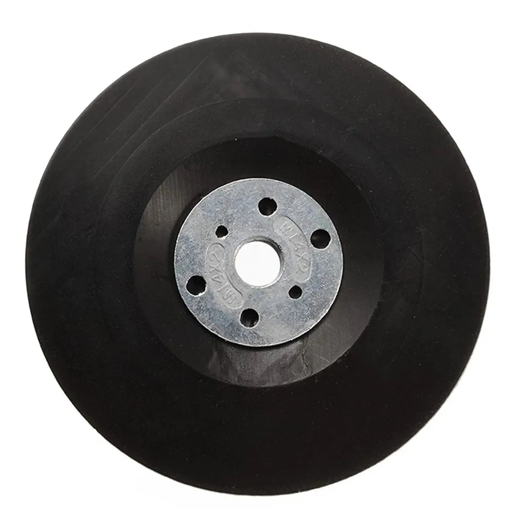 5" Resin Fiber Backing Pad M14 Thread Lock Nut for Angle Grinder