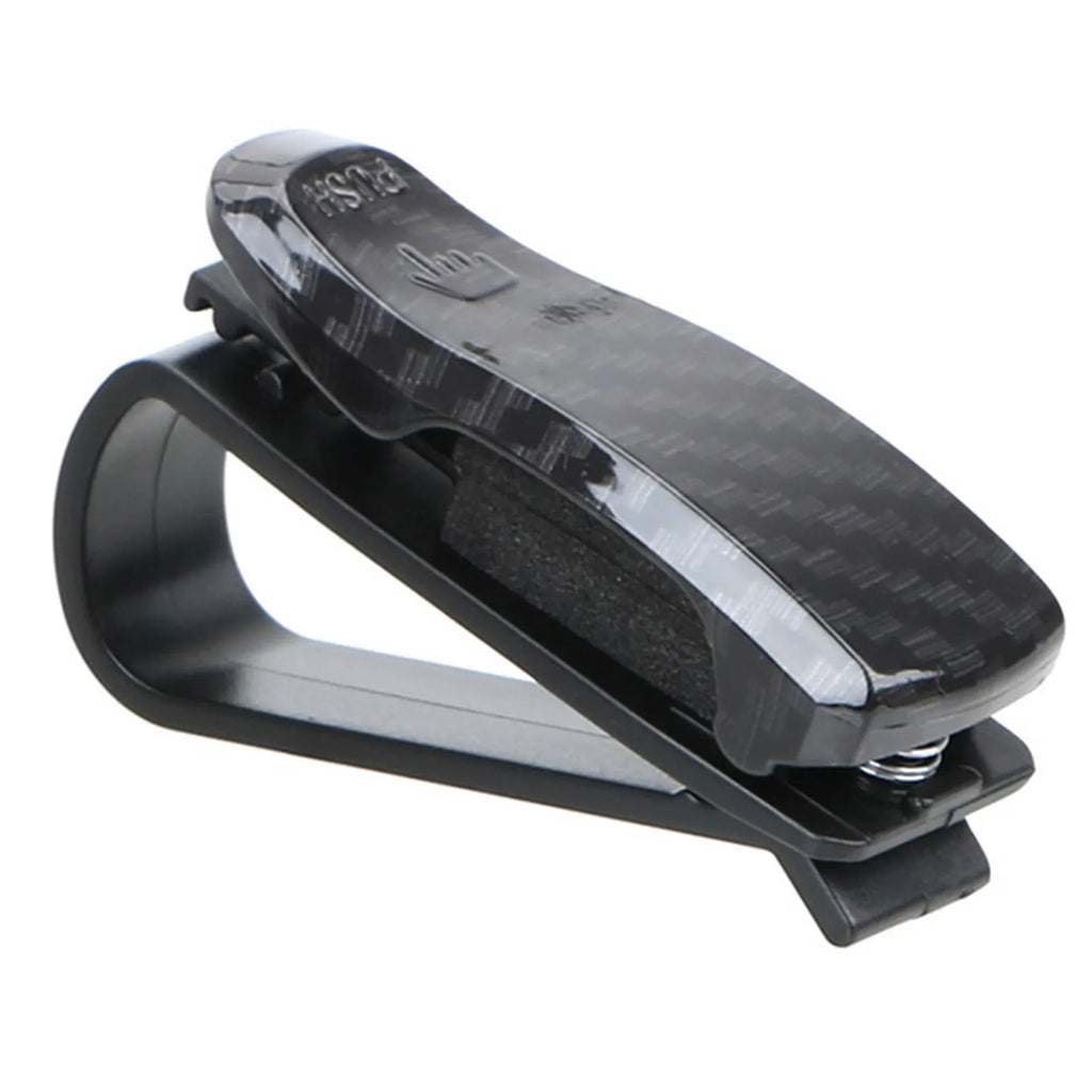 Car Sun Visor Sunglasses Clip Holder & Eyeglasses Organizer