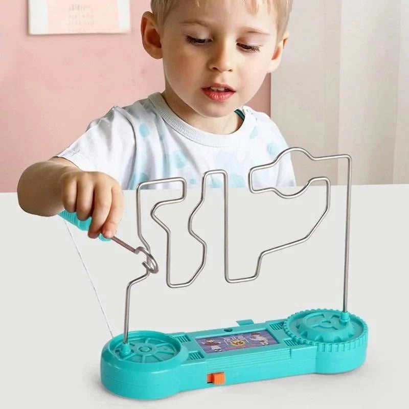 Kids Collison Electric Shock Toy Education Touch Maze Game Party