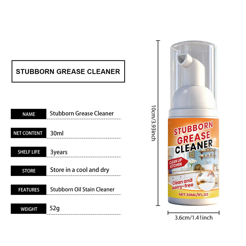 Kitchen Degreaser Foam Spray – Stove & Range Hood Cleaner
