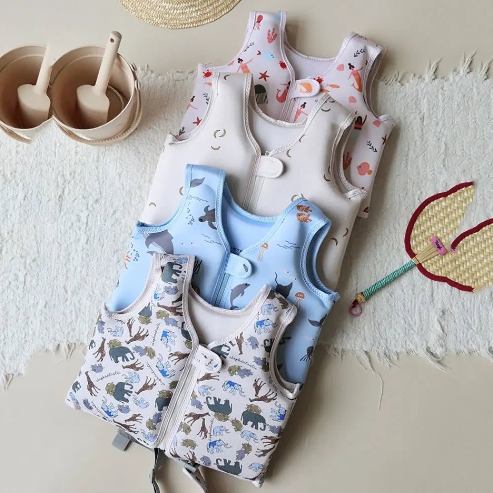 Kids Buoyancy Swim Vest – Anti-Rollover Baby Swimming Jacket