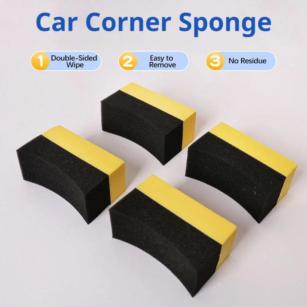Auto Cleaning Sponge Brush Car Wheel Tire Wash Wipe Water Suction Pad