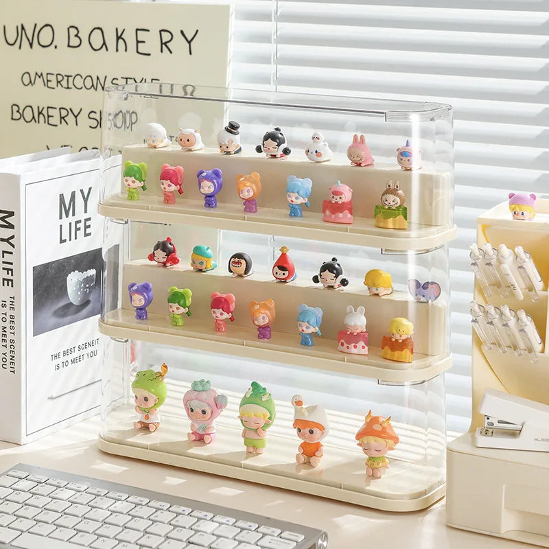 Acrylic Wall-Mounted Display Cabinet | Collectible Toy Shelf