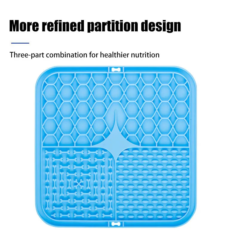 Silicone Slow Feeder Lick Mat for Dogs & Cats | Food Grade