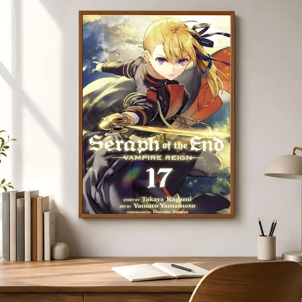 Seraph of the End Anime Poster – HD Waterproof Wall Stickers