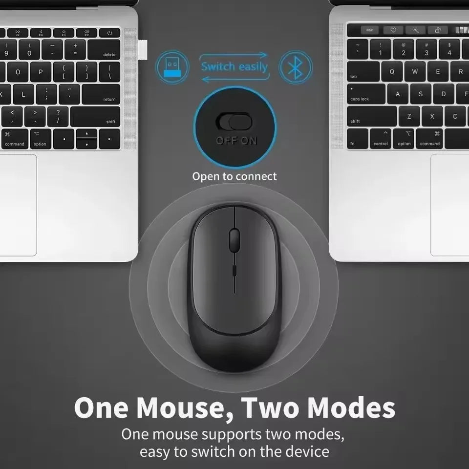 2 4Gh Wireless Gaming Mouse Dual Modes Bluetooth Ultra-low Power