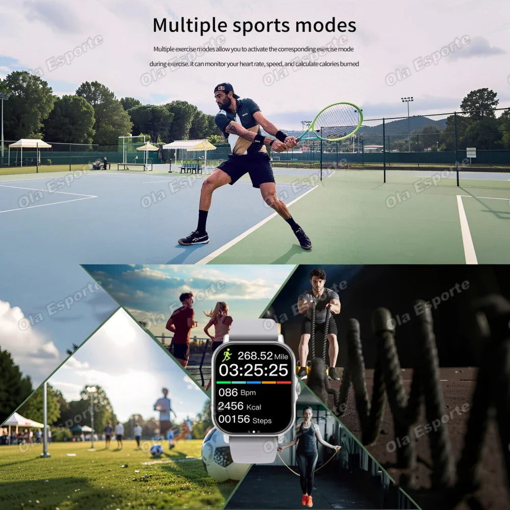 Ola Esporte HW12 1.83" Bluetooth Smartwatch | Fitness Watch