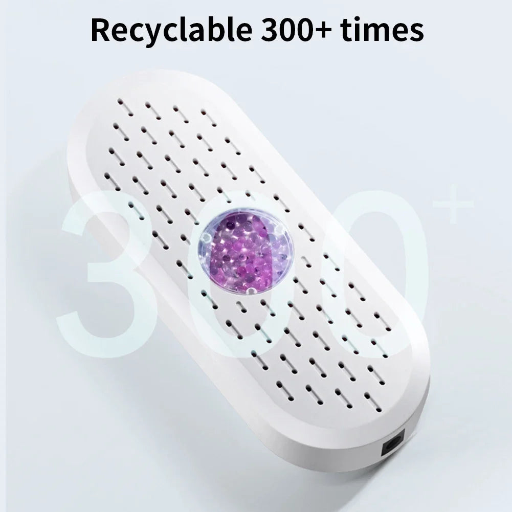Mini USB Dehumidifier – Reusable for Closet, Shoe Cabinet