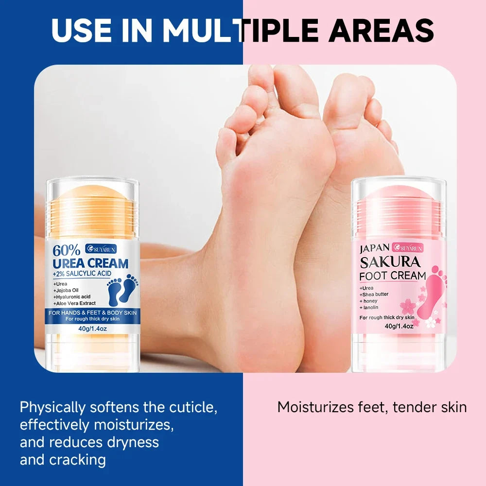 SUYARUN 60% Urea Foot Cream Stick – Hydration & Exfoliation