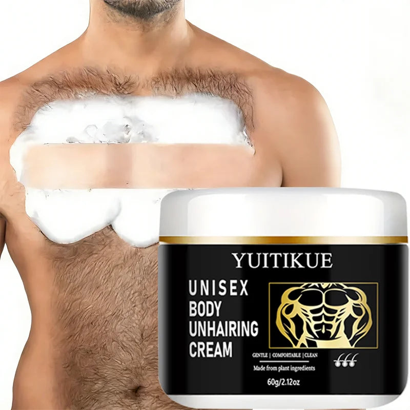 YUITIKUE Unisex Hair Removal Cream – Plant-Based 60g