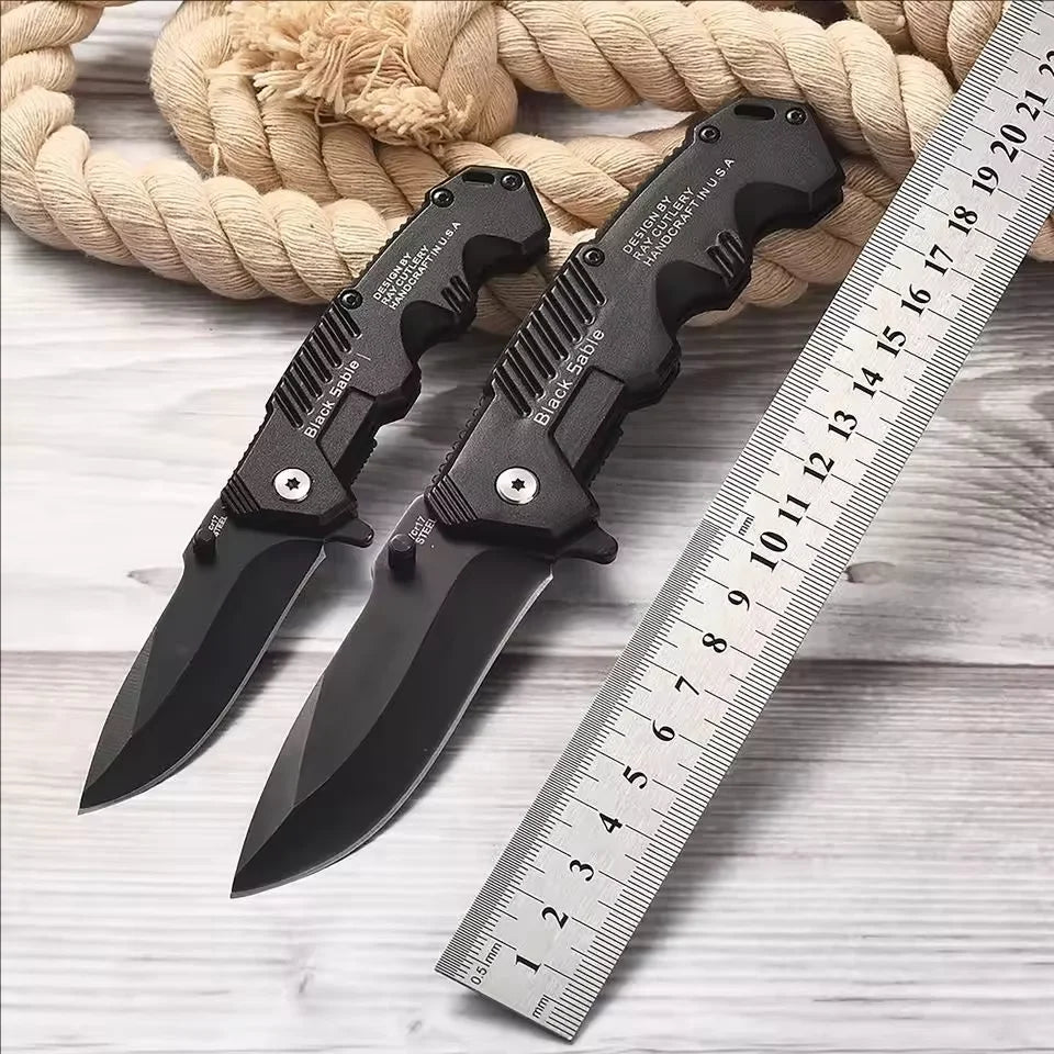 Folding Camping Knife – Stainless Steel Outdoor Survival Blade