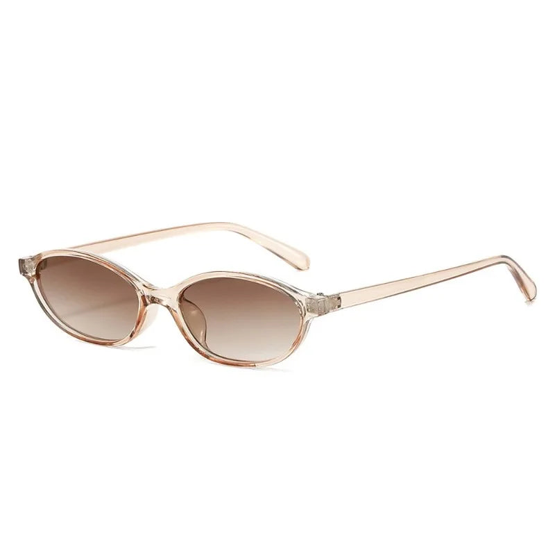 Retro Oval Cat Eye Sunglasses – UV400 Women's Fashion