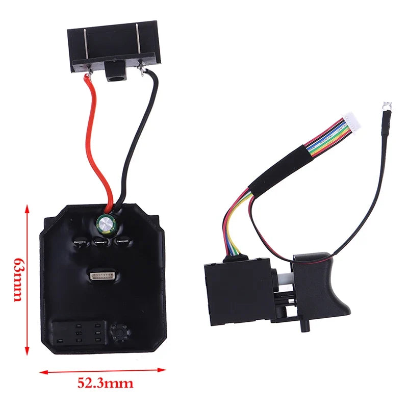 18V 21V Brushless Control Board & Switch for Dayi 2106 Wrench
