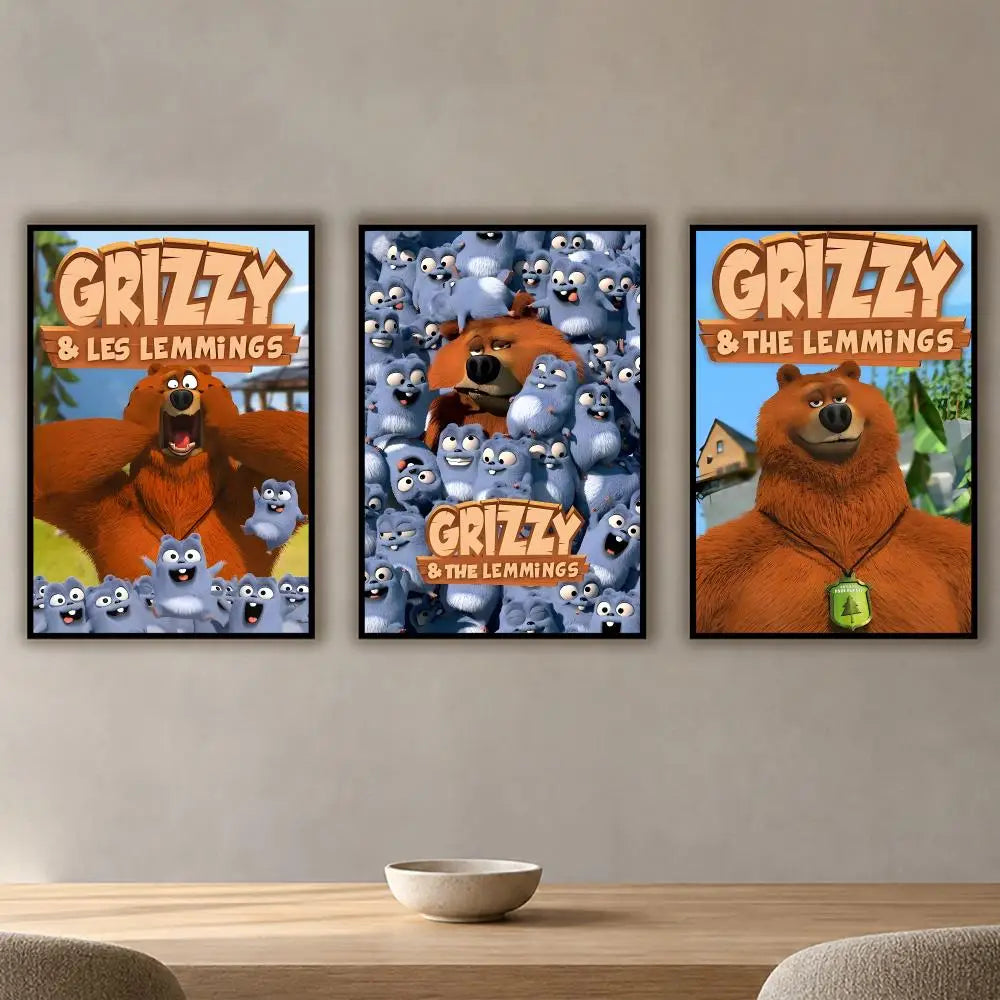 Berenstain Bears Waterproof PVC Poster Stickers | Wall Décor