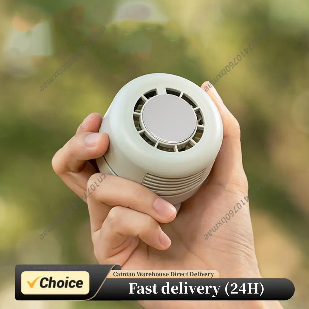 Silent Small Clip Fan 3 Speed Adjustable Cooling 1800mAh Battery