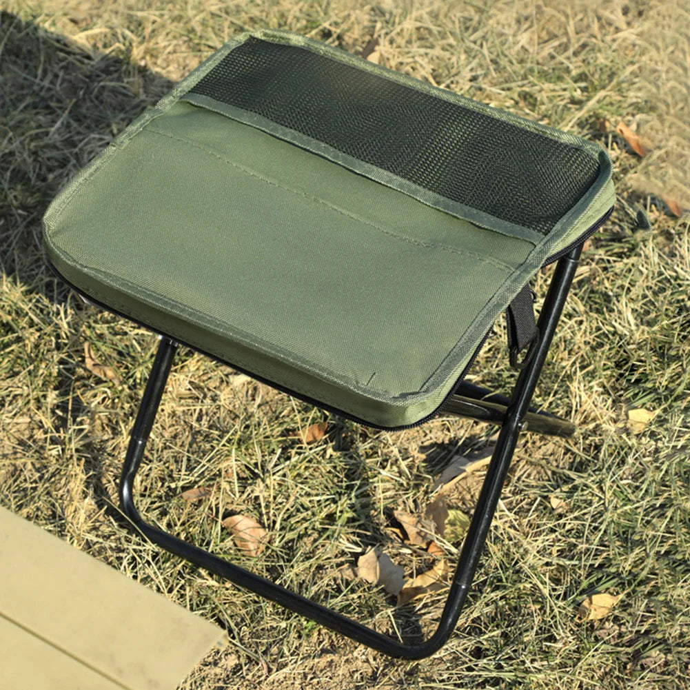 Portable Folding Camping Stool with Carry Bag – Lightweight