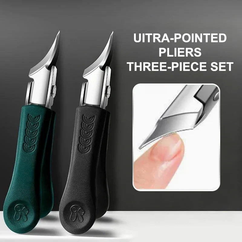Slanted Pointed Nail Clippers Anti-splash Thick Clipper Toenail