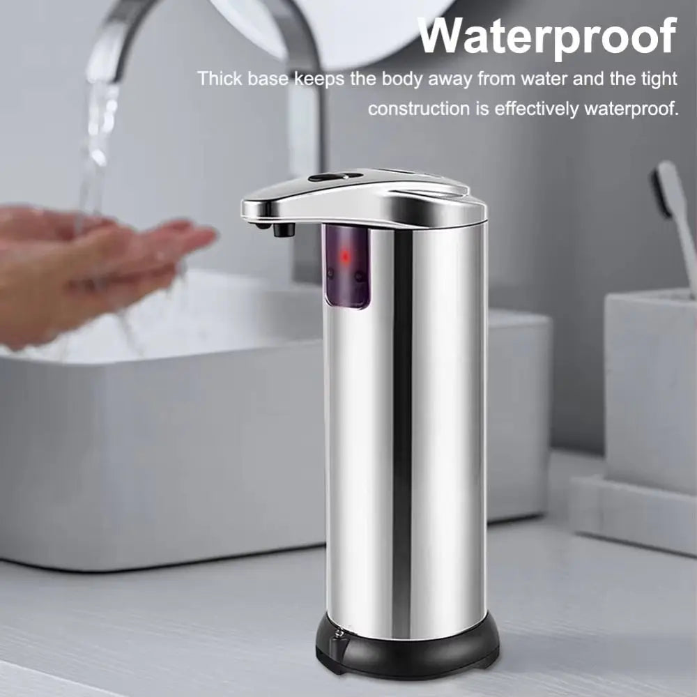 Stainless Steel Automatic Soap Dispenser Waterproof Electric