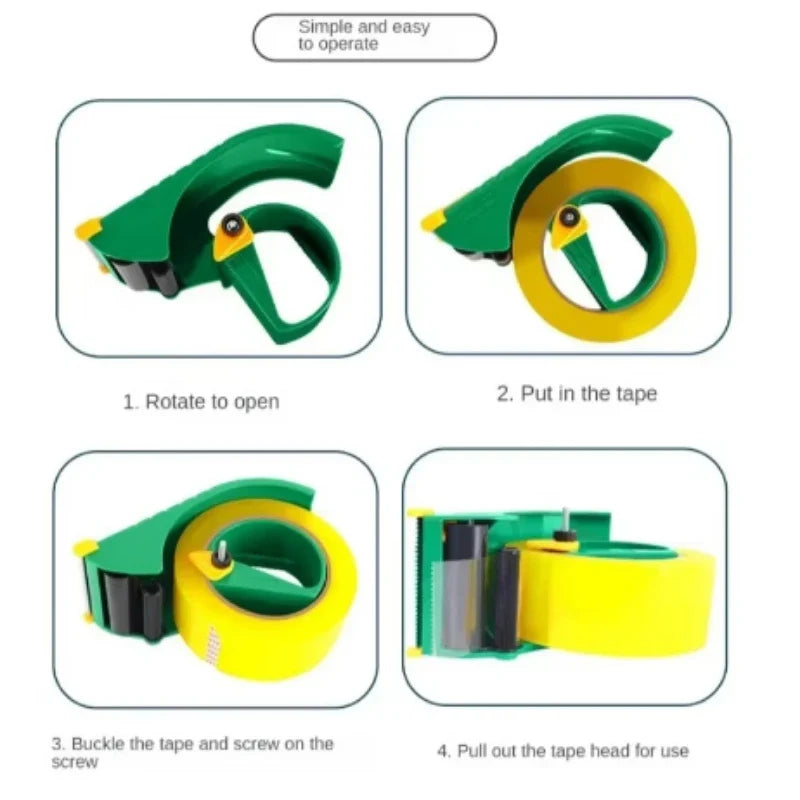 Handheld Portable Fast Tape Dispenser Cutter Reusable Environmentally
