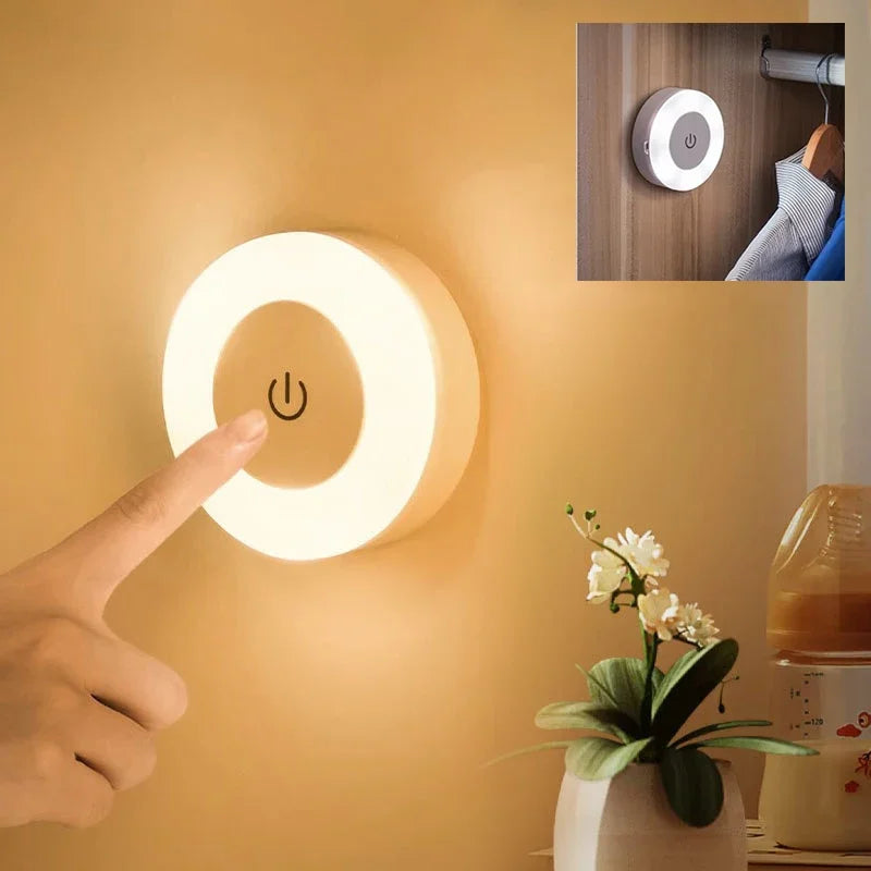 Stitch LED Night Light USB Rechargeable Touch Table Lamp