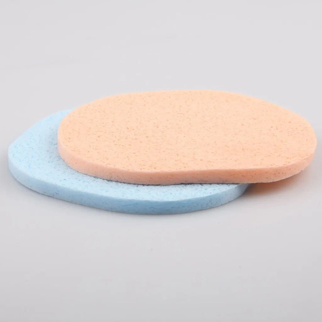 Seaweed Cellulose Facial Cleansing Sponge Puff – 2 Pack