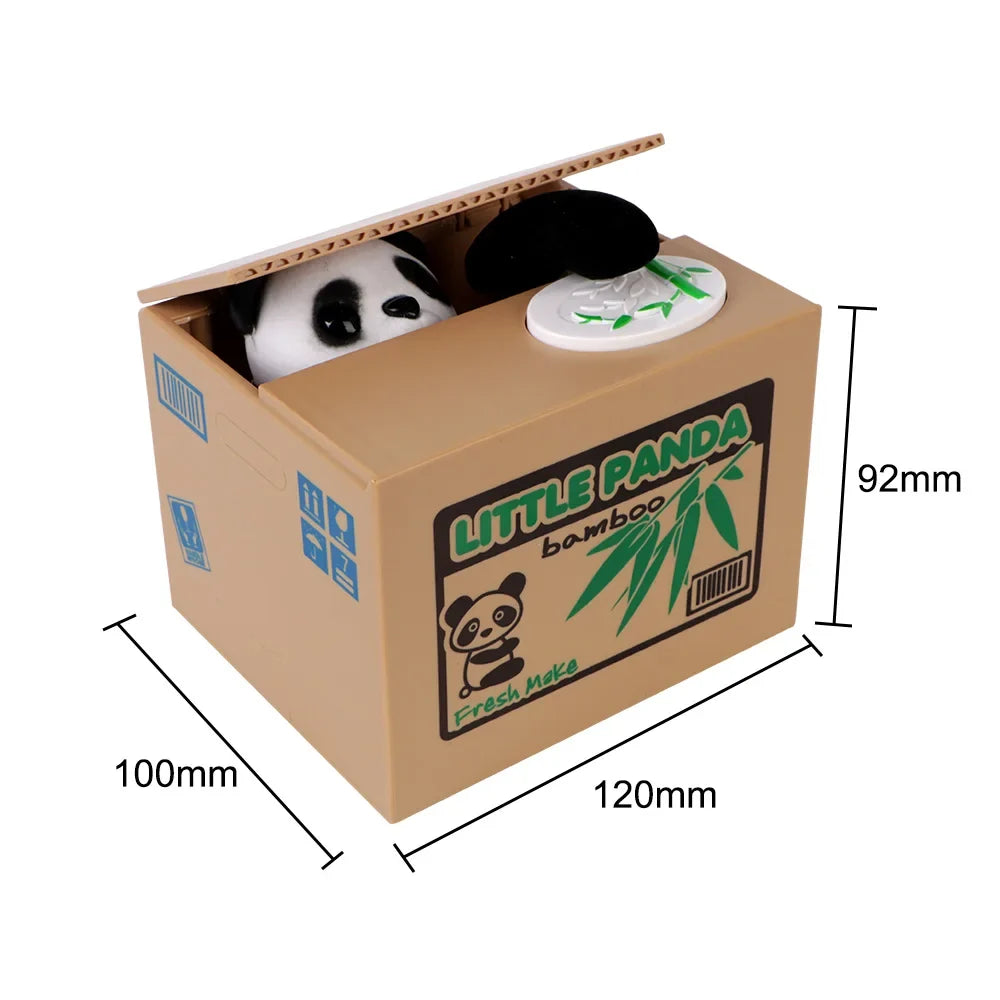 Automated Panda & Cat Coin Bank – Fun Piggy Bank for Kids